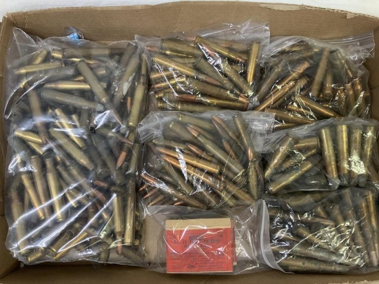Ammo lot - 22lr to 30 cal to 44 cal, blanks and brass, some