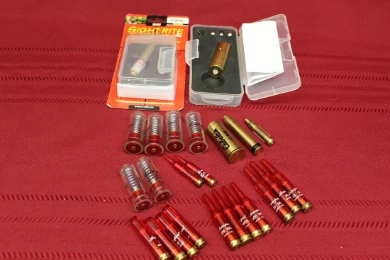 box lot of snap caps - 4 12ga, 2 20ga, 2 223, 3 30-06, 4 270