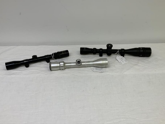 Scope lot - 3 scopes - Kmart All-Pro 3x-9x32 with rings,
