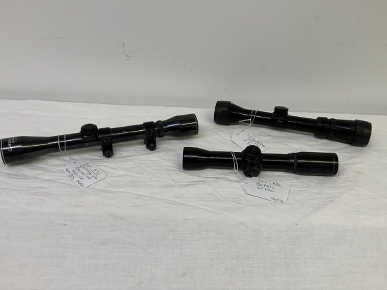 Scope lot - 3 scopes - Burris 6X mini, Bausch & Lomb Balvar