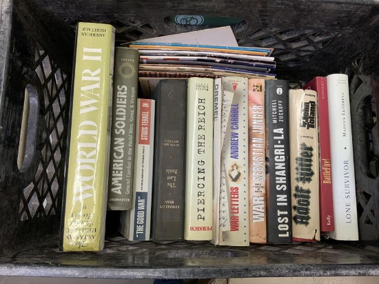 11 hardcover books and over a dozen pamphets on reloading, "The American Heritage piture History of