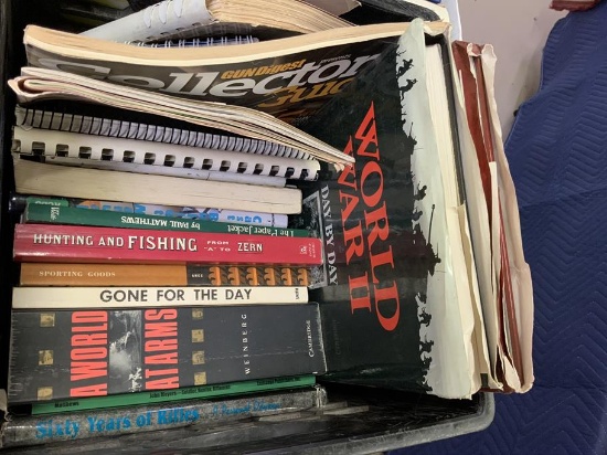 20 books or magazines, Hunting and Fishing, A world Atarms,