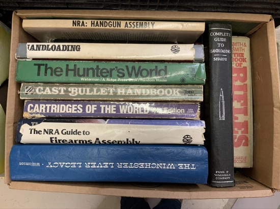 10 books - The Winchester Lever Legacy, The NRA guide to
