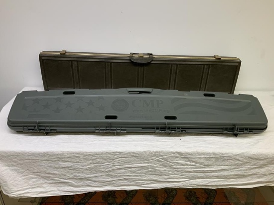 2 hard cases for long guns, 1 CMP, Both for one money