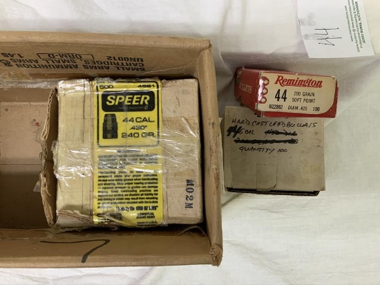 Approx. 19lbs of 44 cal bullets