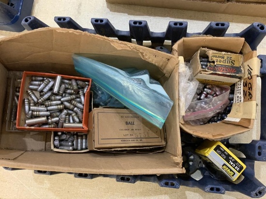 bullet lot - .311, and 32 cal, box weighs 19lbs, will ship flat rate