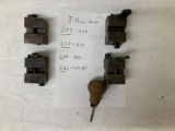 16 bullet molds - in 4 groups -  Ideal marked 358 459,
