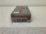 1 box of Winchester 375 Win, 200gr Power-Point, full bx