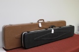 2 hard cases for rifles, single rifle case with inside measurements