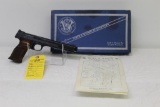 Smith & Wesson, 41, 22 long rifle ctg, sn: 15534, 7.25