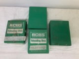 RCBS reloading items - die set for .221 rem shows dirt and little