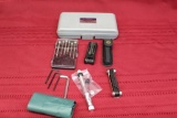 box lot of screwdriver sets - one by B-square, Leupold allen