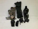 3 bandolier style holsters for large revolvers, Contenders, etc,