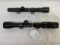 2 scopes - Bushnell 3x-9x with rings and a Weaver K3 60-B