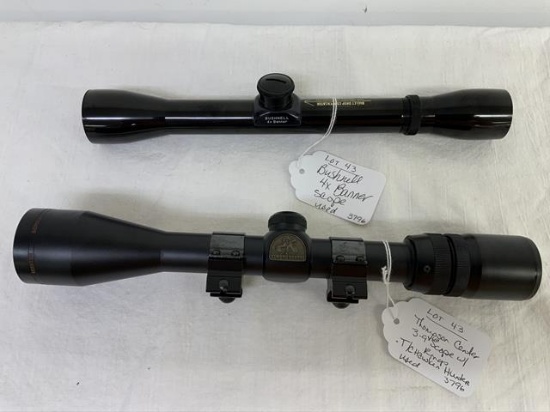 2 scopes - Thompson Center 3-9x40 hawken hunter series