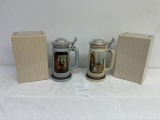 2 PC Avon Collectible Steins Lot 1- The Blacksmith Stein in box