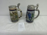 2 PC Avon Collectible Stein Lot 1- AVON 1984 The Great