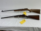 2 rifles, J. Stevens 82 22 s,l,lr rifle, NSN, 22