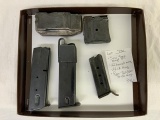 Magazine lot - S&W 9mm mags with a speedloader, 22 hornet