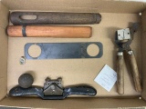 Bullet mold with handles, handguard pieces, plane,