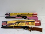 2 Daisy BB rifles, Pink Daisy Carbine and 70th anniversary