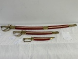 3 decorative swords made in India, 29