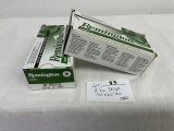 2 boxes of Remington 38 special 130 gr, 50 rds per box