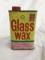 glass wax tin can