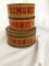 3 simoniz car polish tins each x3