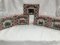 5 holiday collection train car christmas ornaments