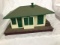 lionel #133 lighted train station/singal guard on platform