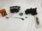 2 small boxes misc. train engine parts