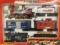 talking silver rail express battery op train set iob