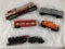 misc boxlot train pieces - 3 engines/2 tender/2 boxcars/