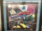 large framed hot wheels nascar print-assembly line to