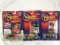 box plot with 3 race cars on cards/nascar paper ephemera,
