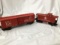 4 o scale train cars - all lionel - caboose/gondola/box car/