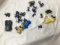 box  lot ho scale trains cars + small box ho army men, etc
