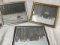 3 framed nature prints + 2 silverplate trophy plates -all 1$$