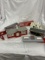 box of O scale plasticville buildings and accessories