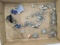 boxlot costume jewelry inc. silvertone pieces w/