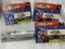 4 sealed tractor trailer trucks
