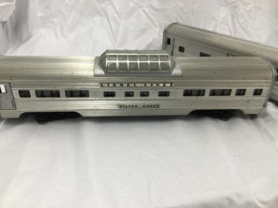 lionel 0 scale silver passenger cars #2531/2531 Each X2