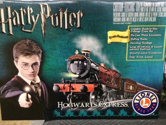 lionel harry potter o scale train set in original box