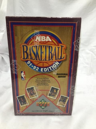 3 sealed boxes basketball cards nba 91-92 series 1 & 2/