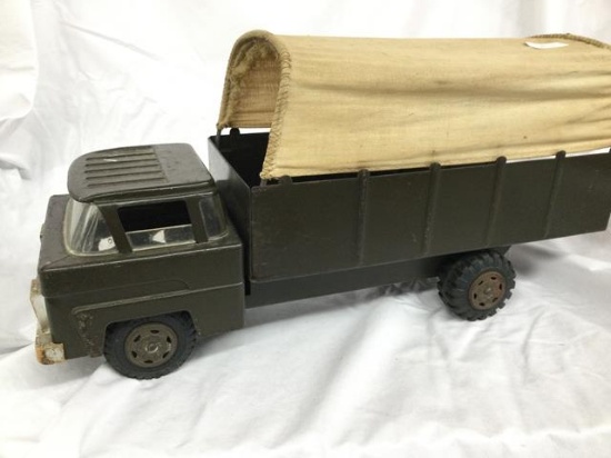 lumar army truck with original paint and canvas
