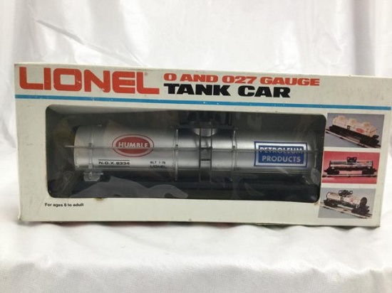 3 train cars in boxes 2 lionel #9334 tanker/9085 work