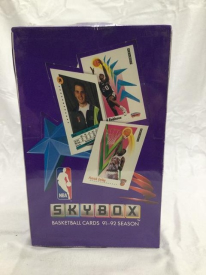 3 sealed boxes basketball cards - 91-92 skybox series 1 & 2