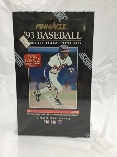 2 sealed boxes baseball cards - 1993 pinnacle/ 1994 topps