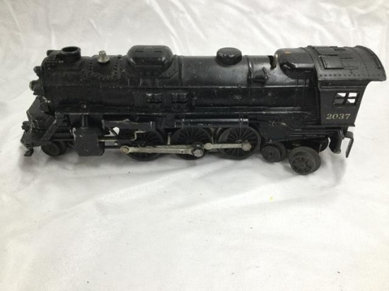 5 pc lionel train set - 2037 engine/tender/gondola/